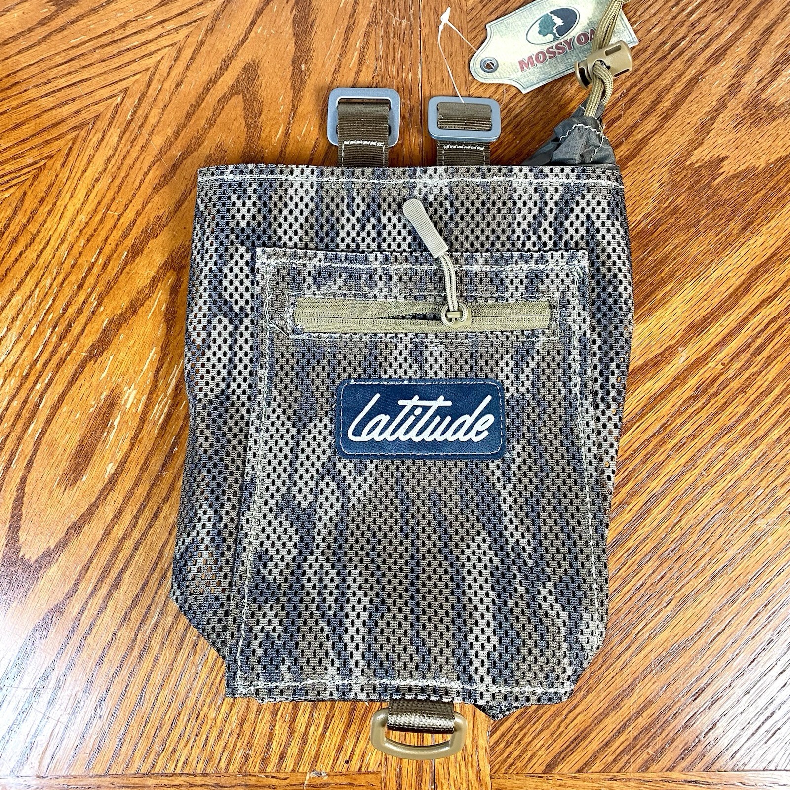 Lot of 2 ~ Latitude Outdoors ~ 11" Method Dump Pouch ~ Mossy Oak Bottomland Camo