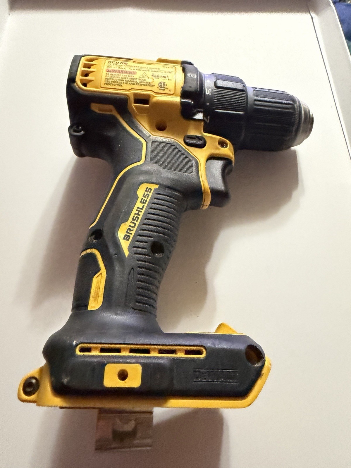 DeWalt Atomic Compact DCD708 Brushless 1/2" Cordless Drill Driver - Tool Only