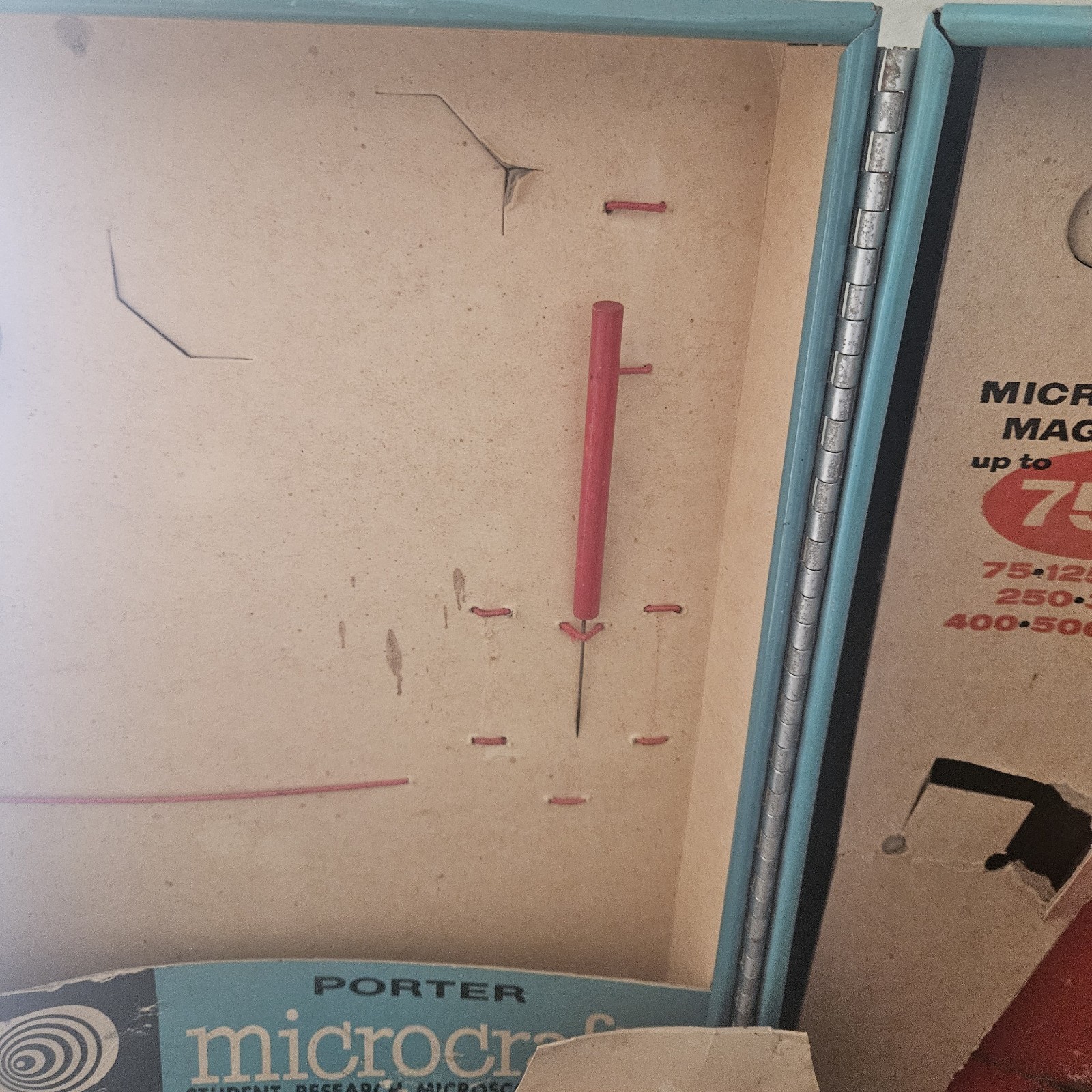 Porter Science ~Microcraft Student Research Microscope Lab~ No. 264 w/ Extras