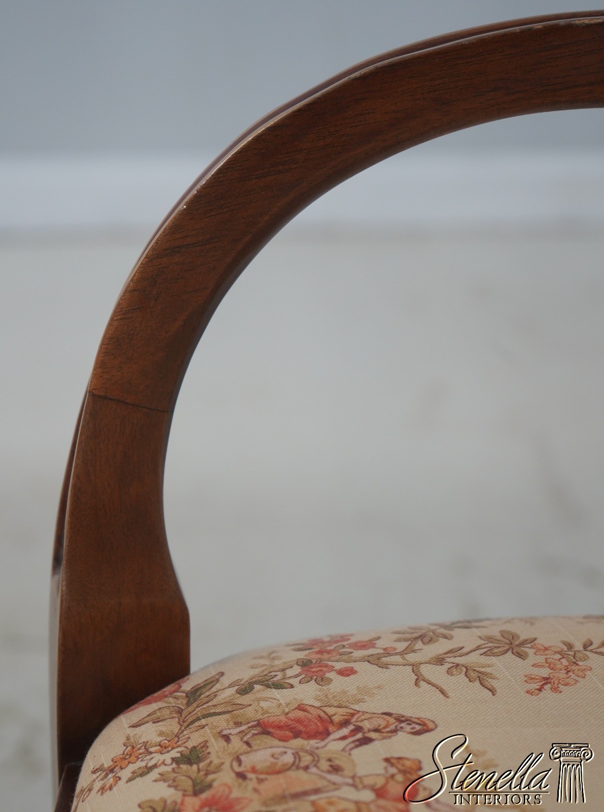 71774: Pair HICKORY CHAIR Regency Style Mahogany Armchairs