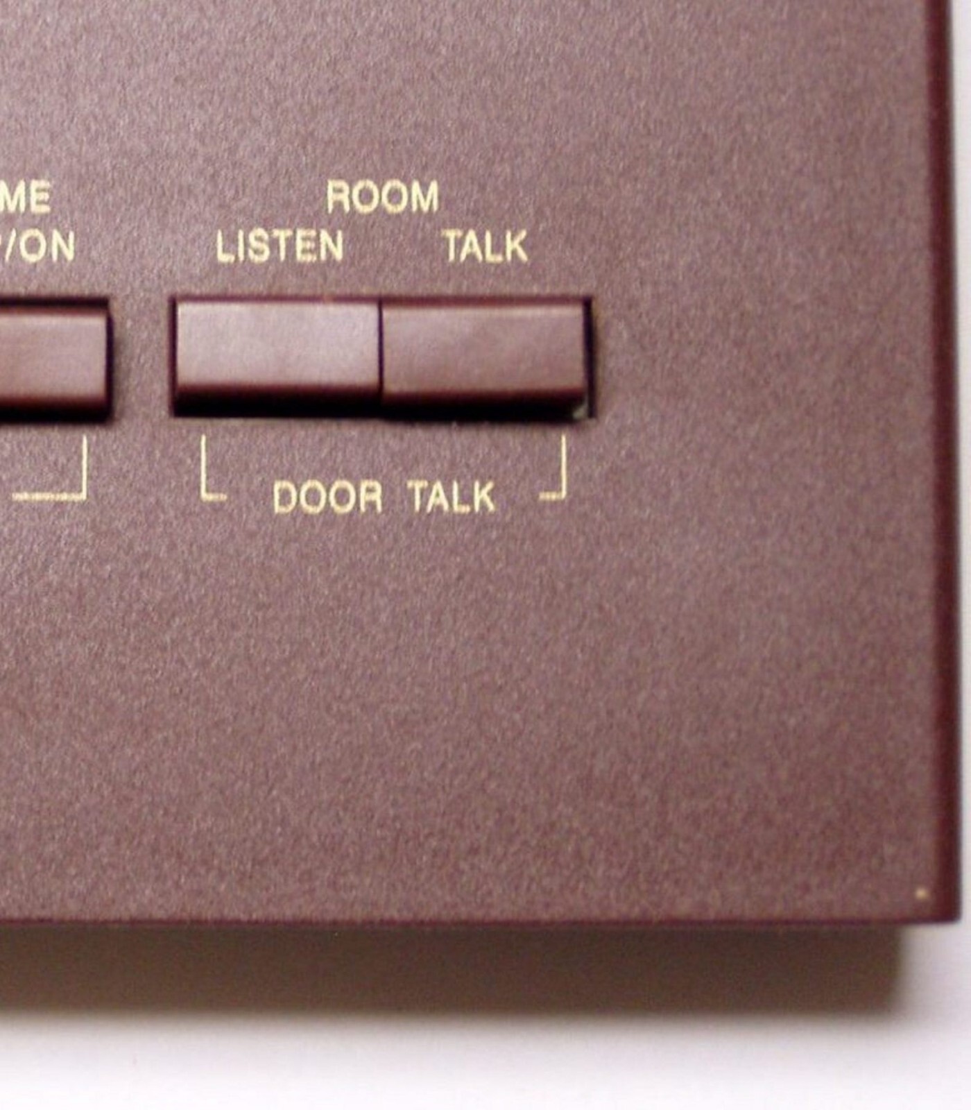 (2) M&S WALNUT Intercom Buttons N35W, N45W, N65RSW Glamour Caps