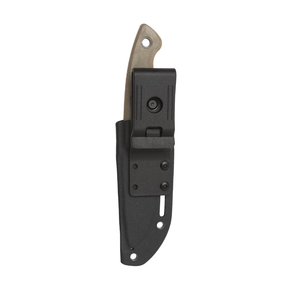 Browning Desolation SM 3.75" Fixed Drop Point, Plain, SS, Tan Micarta #3220508B
