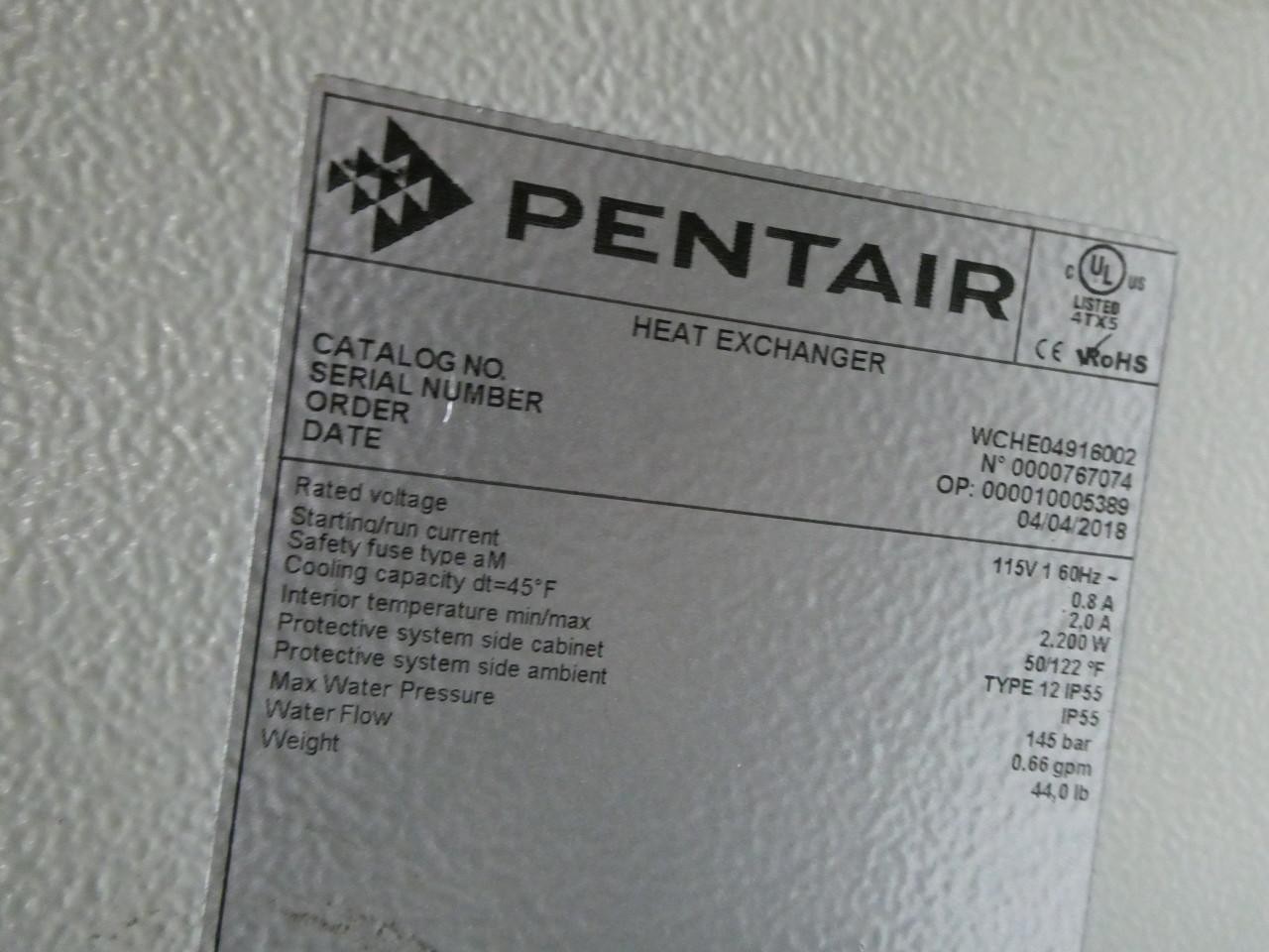 Pentair WCHE04916002 Indoor Heat Exchanger