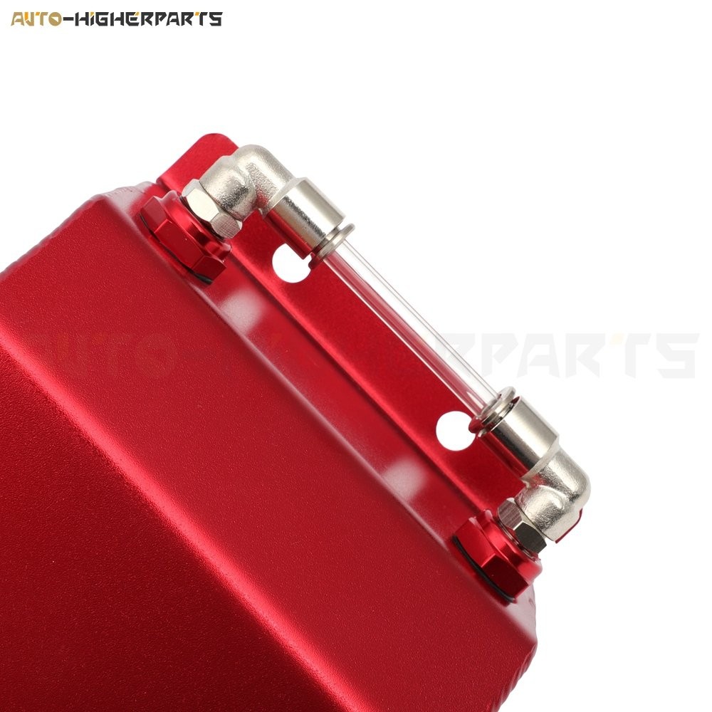 Red Universal Premium Radiator Coolant Overflow Bottle Water Tank 1L