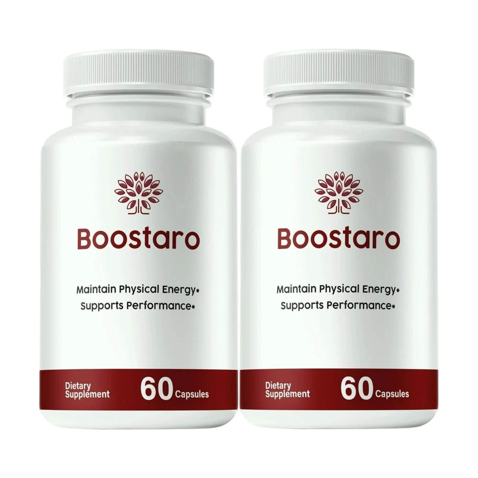 (2 Pack) Boostaro Pills Male Performance & Energy Supplement Strong Formula 60ct