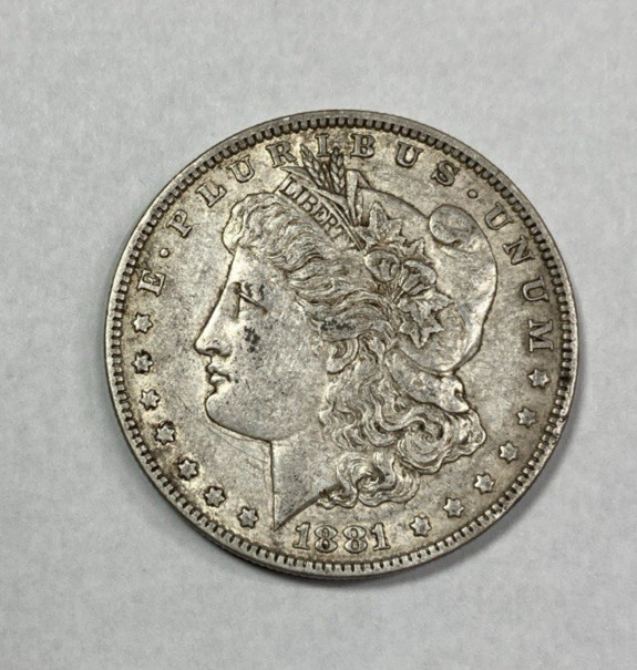 1881 Morgan Silver Dollar Nicer XF