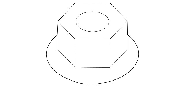 Genuine Toyota Roof Luggage Carrier Side Rail Nut 90178-A0093