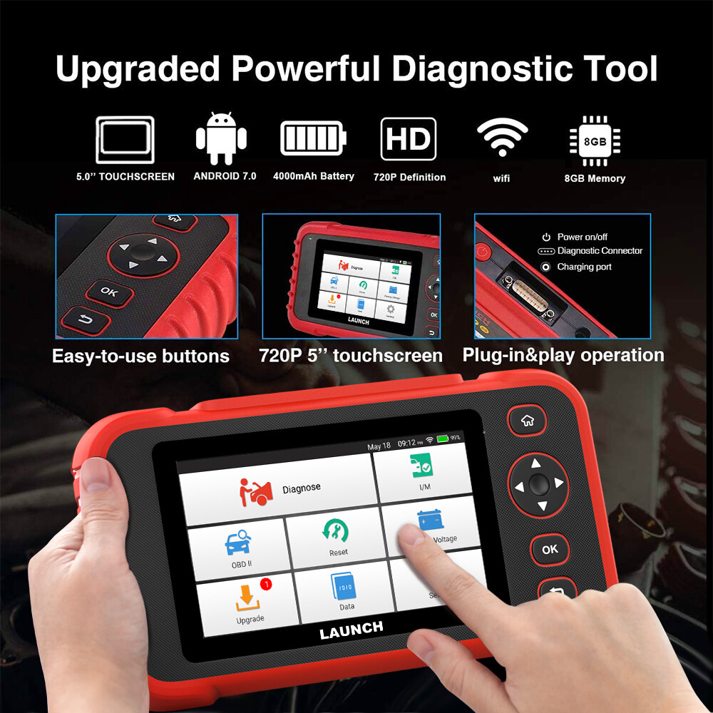 LAUNCH CRP129i Car OBD2 Scanner Diagnostic Tool Code Reader ABS SRS Oil EPB TPMS