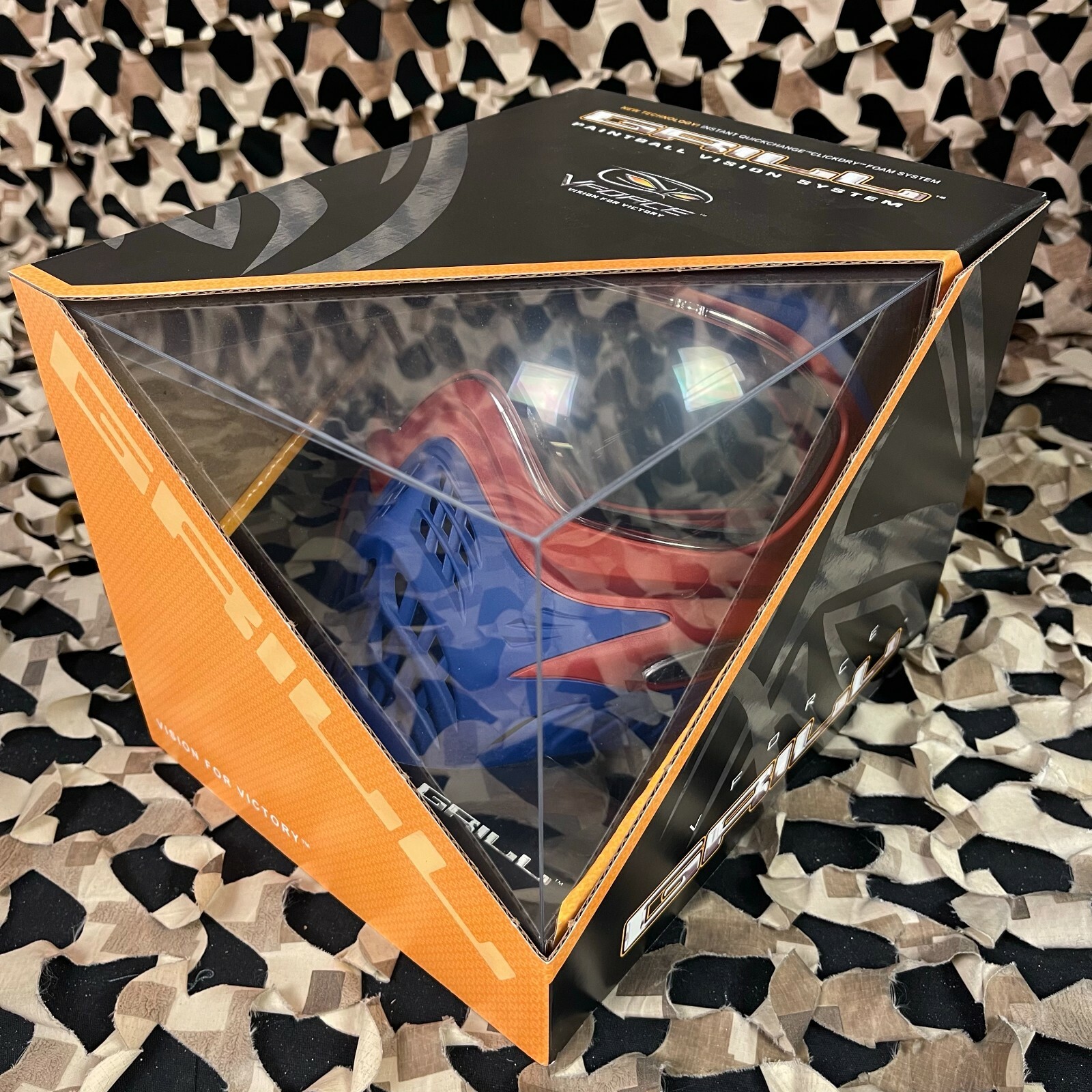 NEW V-Force Grill Paintball Mask - Spiderman