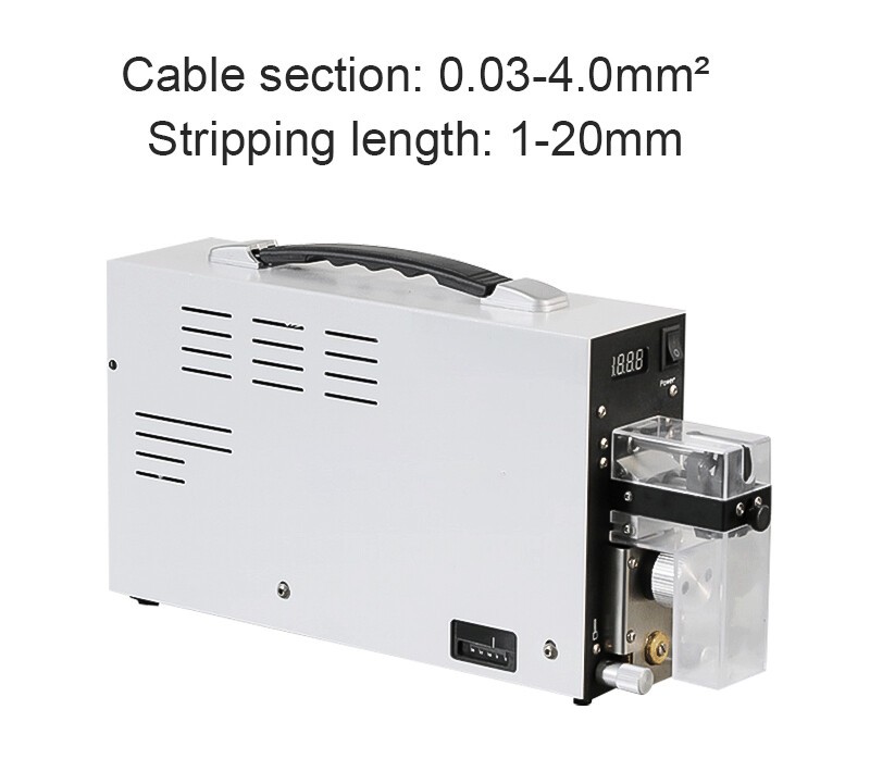 Electric Induction Semi-automatic Wire Cable Wire Stripper Machine 0.03-4.0mm²