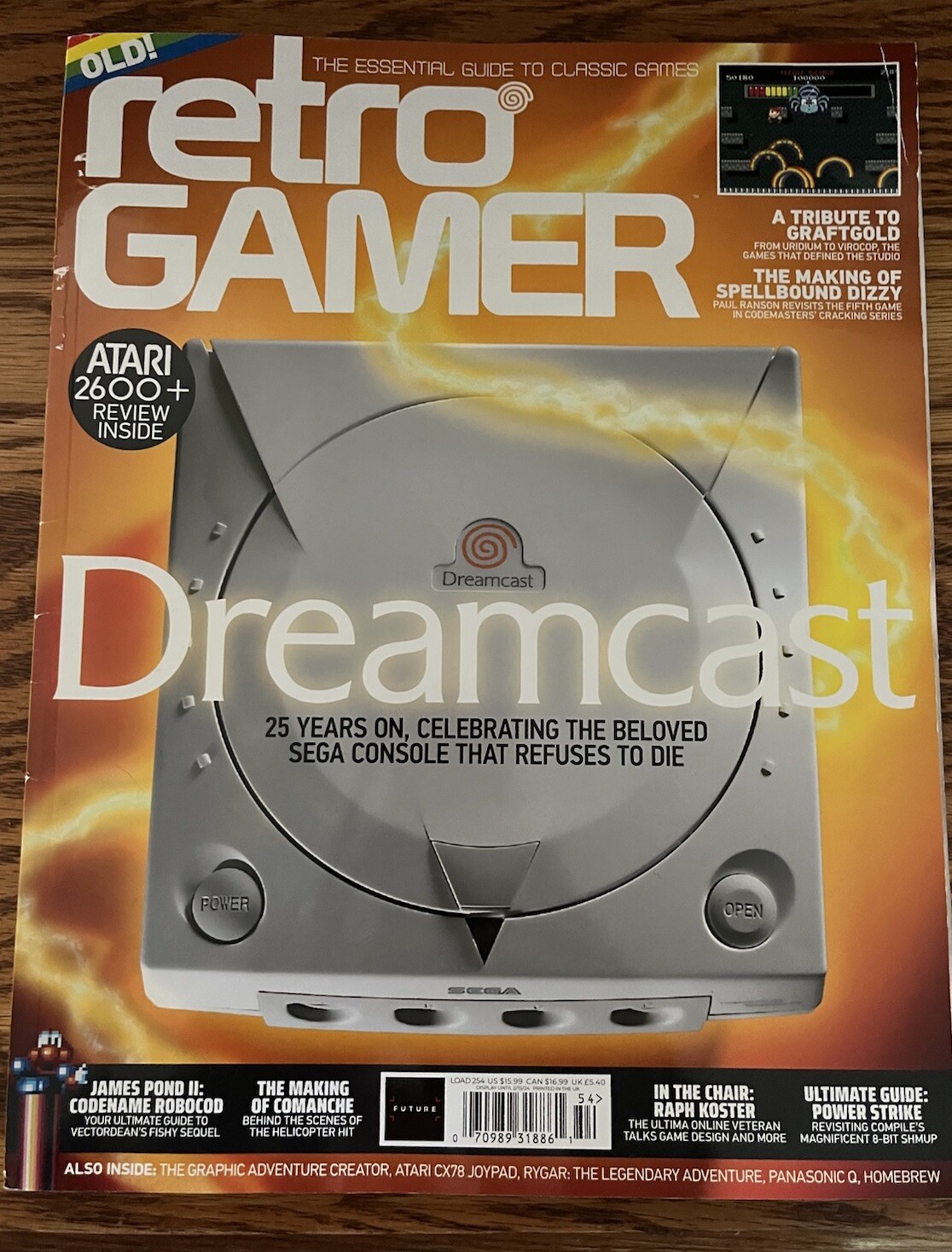 Retro Gamer Magazine Issue 254 Saga Dreamcast UK Magazine US Seller 2023