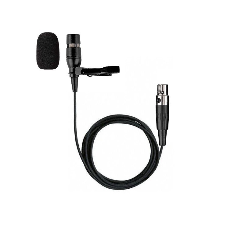 Lavalier Lapel mic for Shure QLXD1 Bodypack Transmitter Unidirectional ta4f Mini