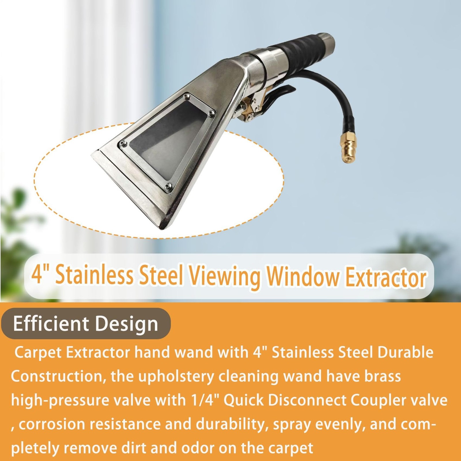 Extractors Upholstery Detailing Tool with Viewing Window,Auto detailing tools H