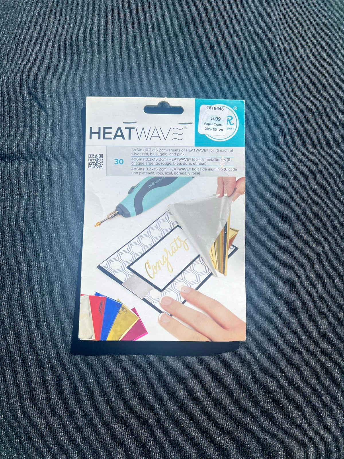 We R Memory Keepers HEATWAVE 4 x 6 in. Foil Sheets - Multicolor - 30 Sheets