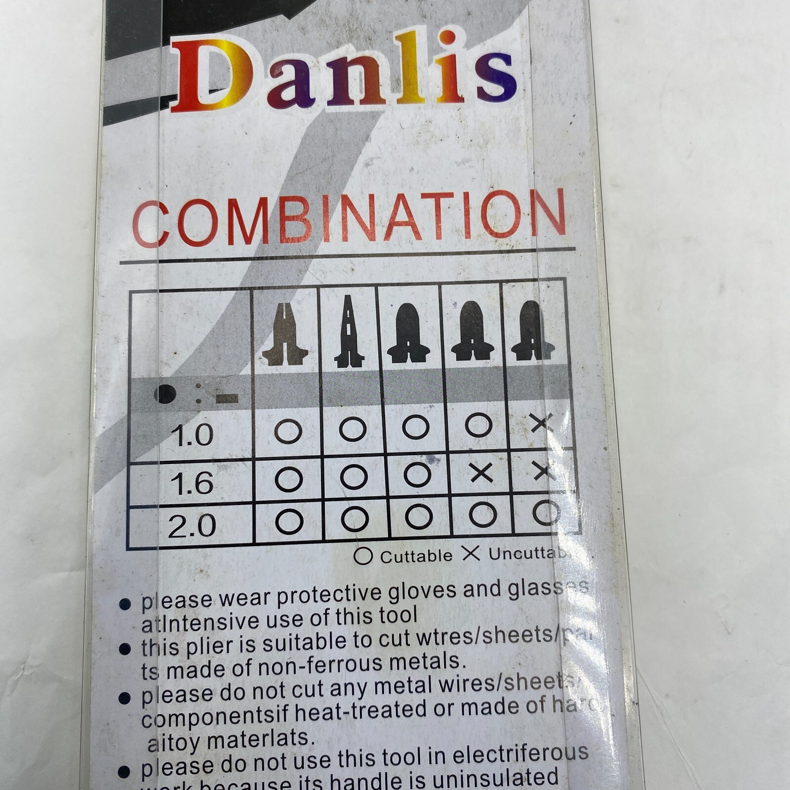 DANLİS Snipe Nose Combination Pliers SS(125mm)🔔