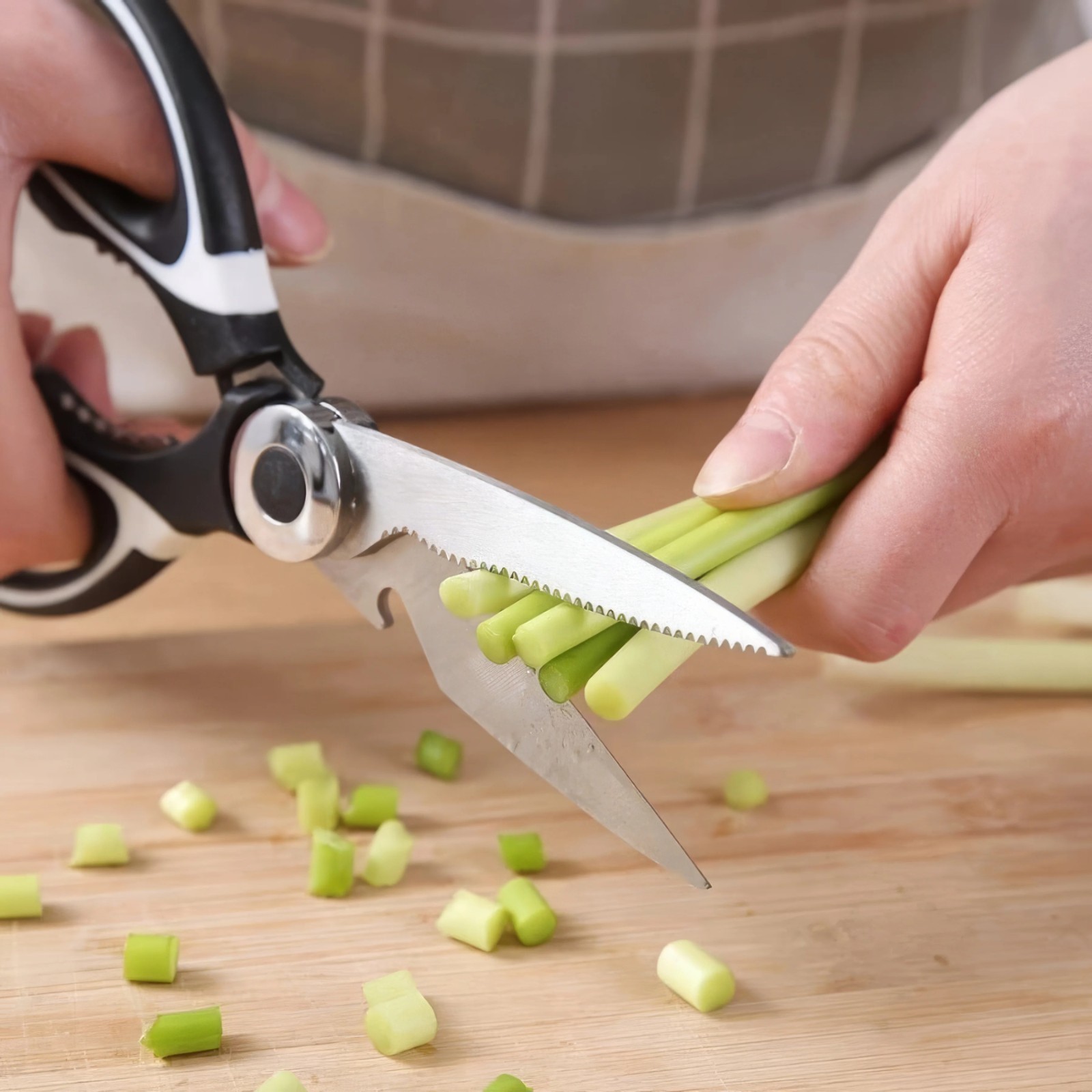 Heavy Duty Kitchen Scissors for Meat Poultry, Fish & Vegetable Cutting