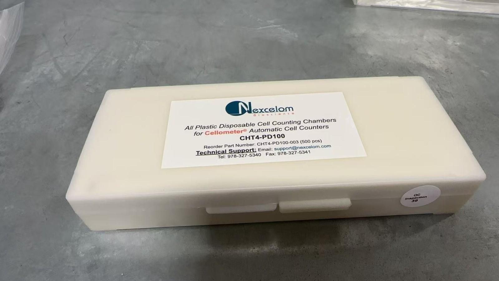 Nexcelom CHT4PD100 Cellometer PD100 Slides, box of 100 slides