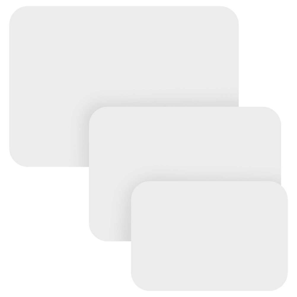 3Pcs Reusable Whiteboards Small Dry Erase Boards for Student Daily Use