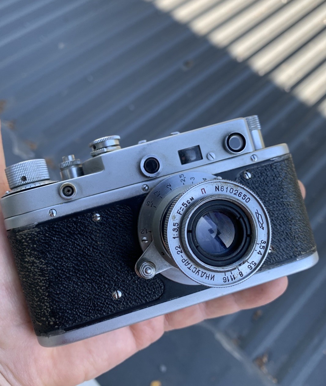 Zorki C Vintage 35mm Rangefinder Camera With 50mm F3.5 Lens