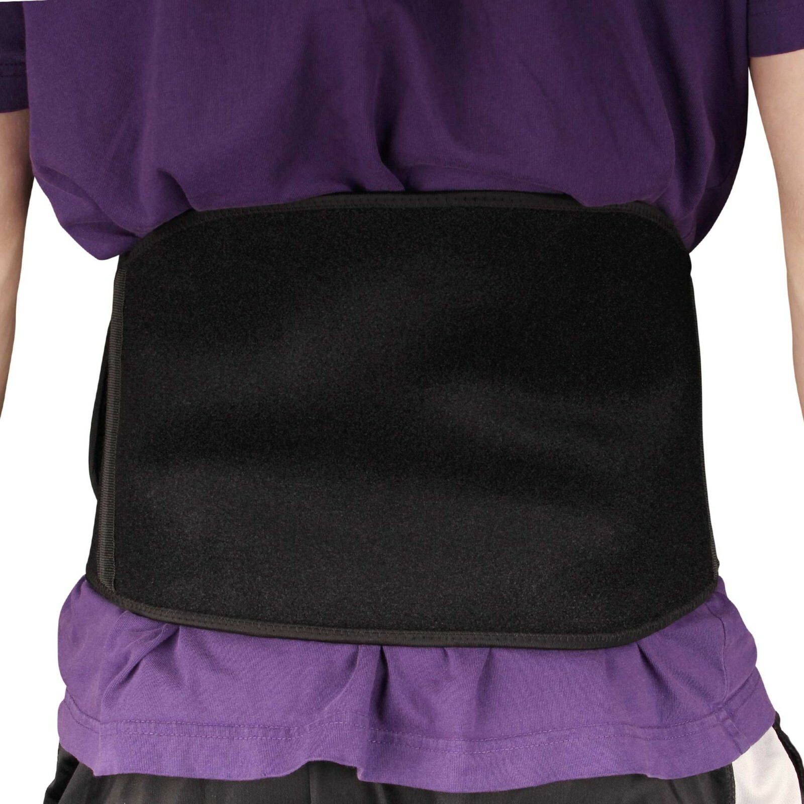 Copper D - Copper Compression Back Brace Wrap - Charcoal and Copper Infused