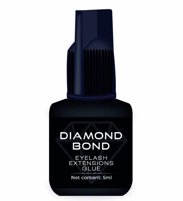 QBS Diamond Bond Eyelash Extension Glue 5g Classic Volume Quick Dry Adhesive Pro