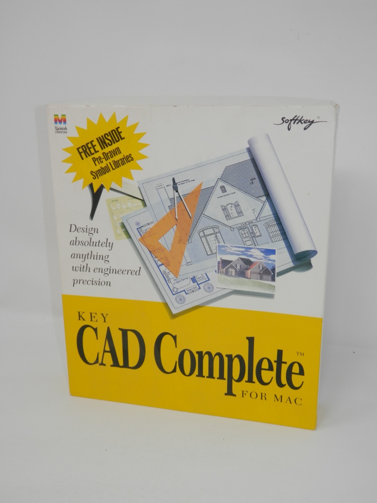Key CAD Complete for Mac Version 1.5 • 3.5" Floppy Big Box 1994 Vintage Software
