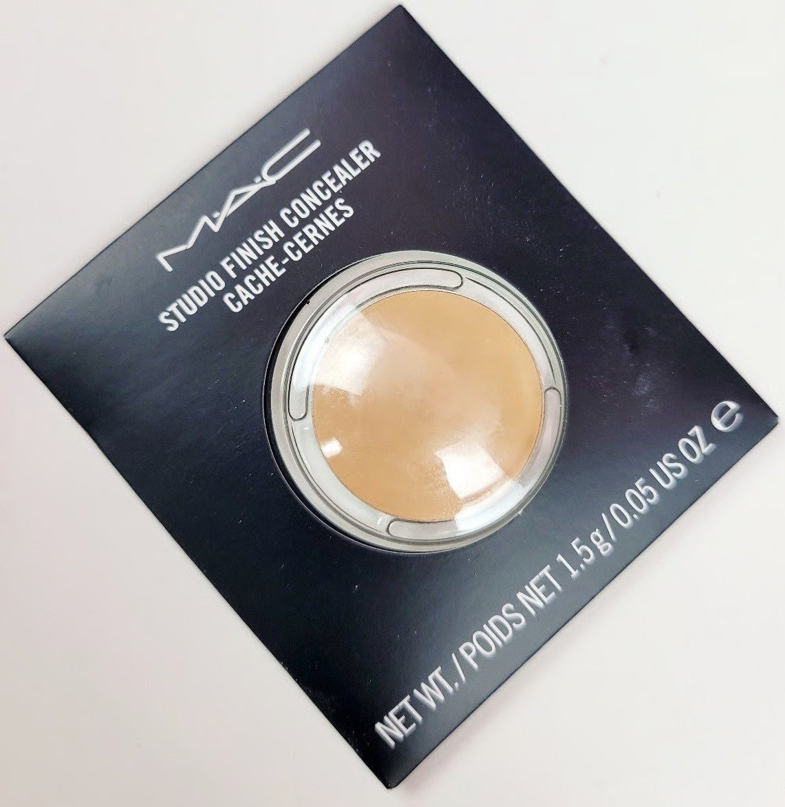 MAC STUDIO FINISH CONCEALER CORRECTOR CREAM CAMOUFLAGE .05 OZ / 1.5 G REFILL NIB