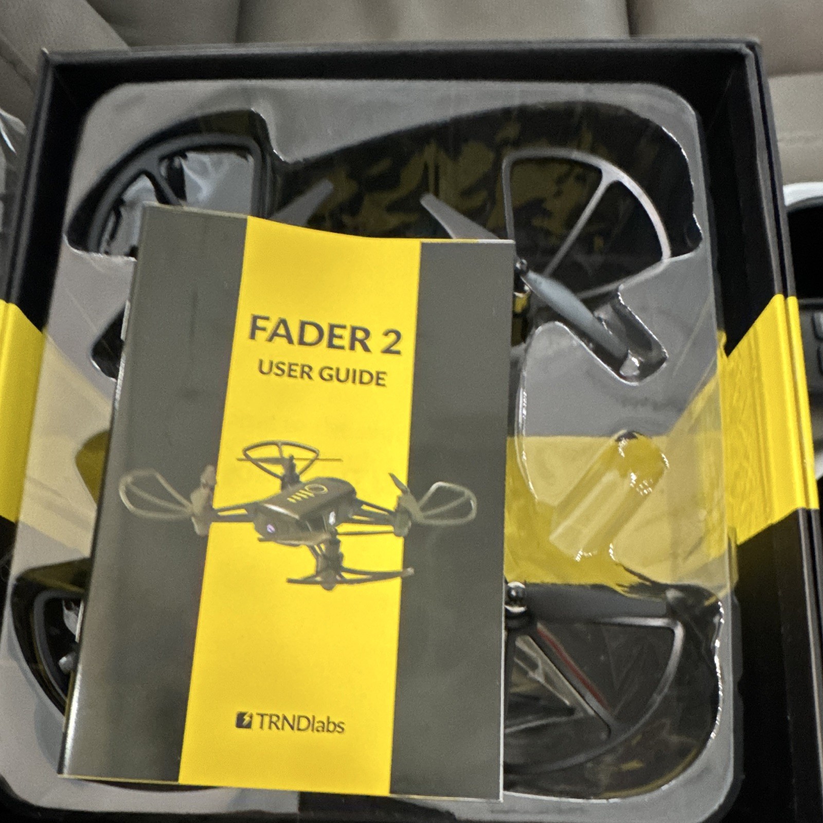 TRNDlabs FADER 2 Foldable Quadcopter Drone, Electric RTR, Black