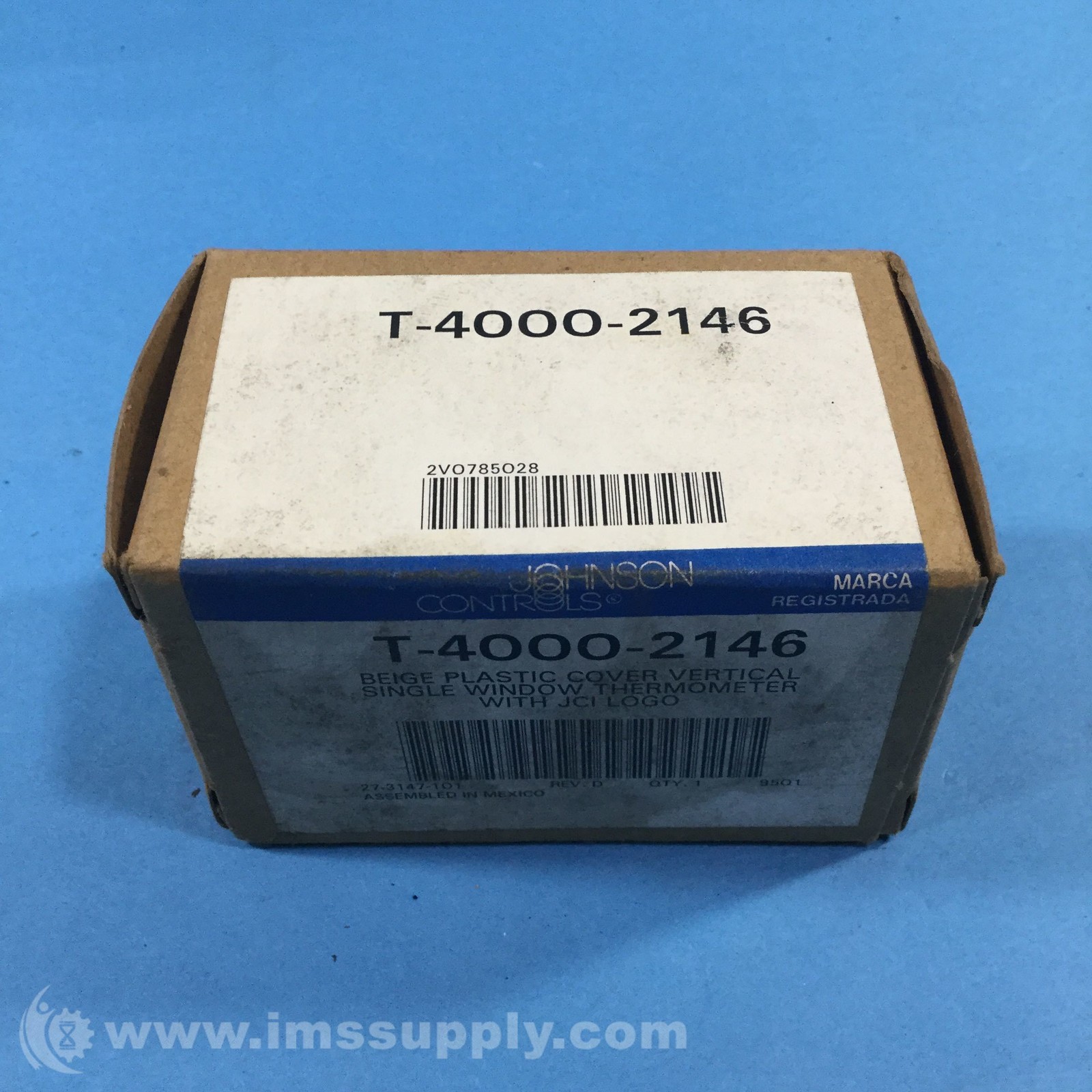 Johnson Controls T-4000-2146 Beige Plastic Thermostat Cover FNOB