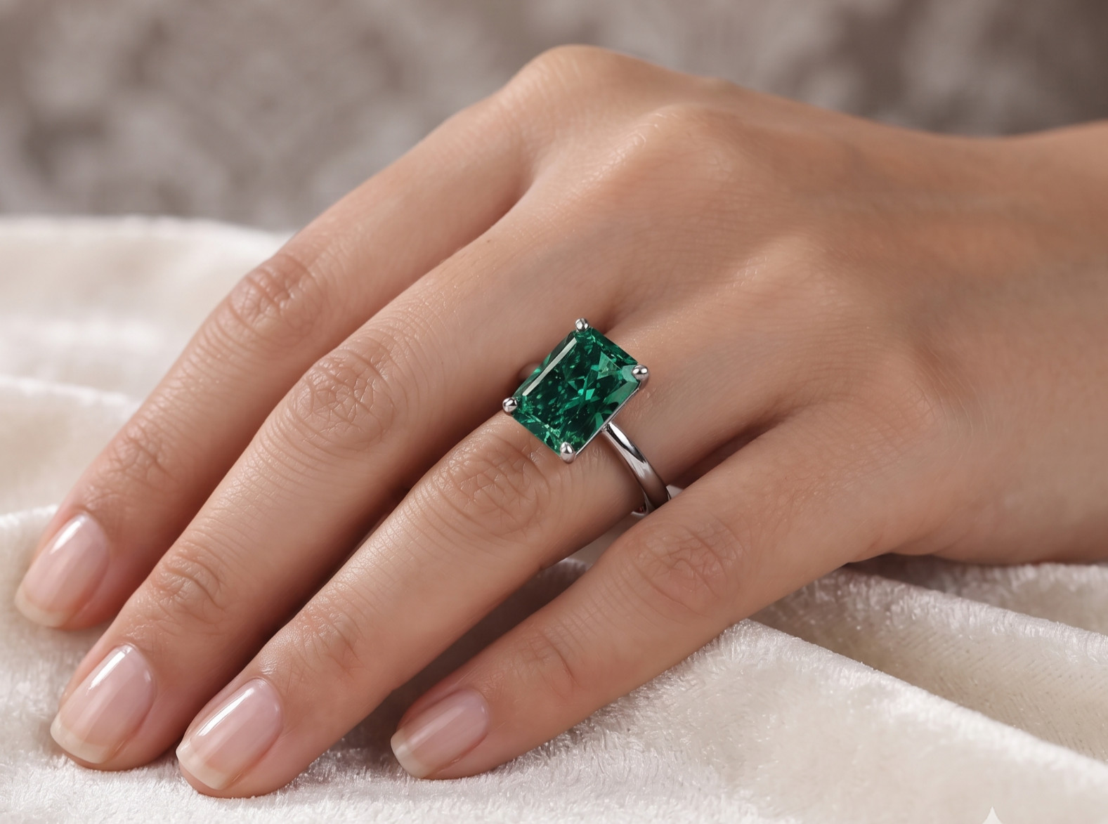 2.85 Ct Certified Bottle Green Diamond Ring, FREE Diamond Studs & Tariffs