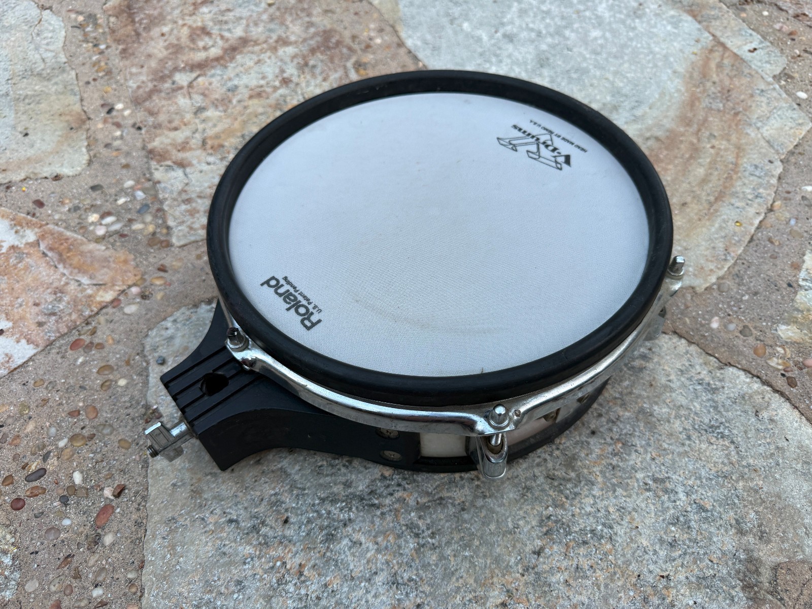 Roland pd-100 Drum Mesh 10" Electronic Trigger Pad - Single Trigger -RED FADED