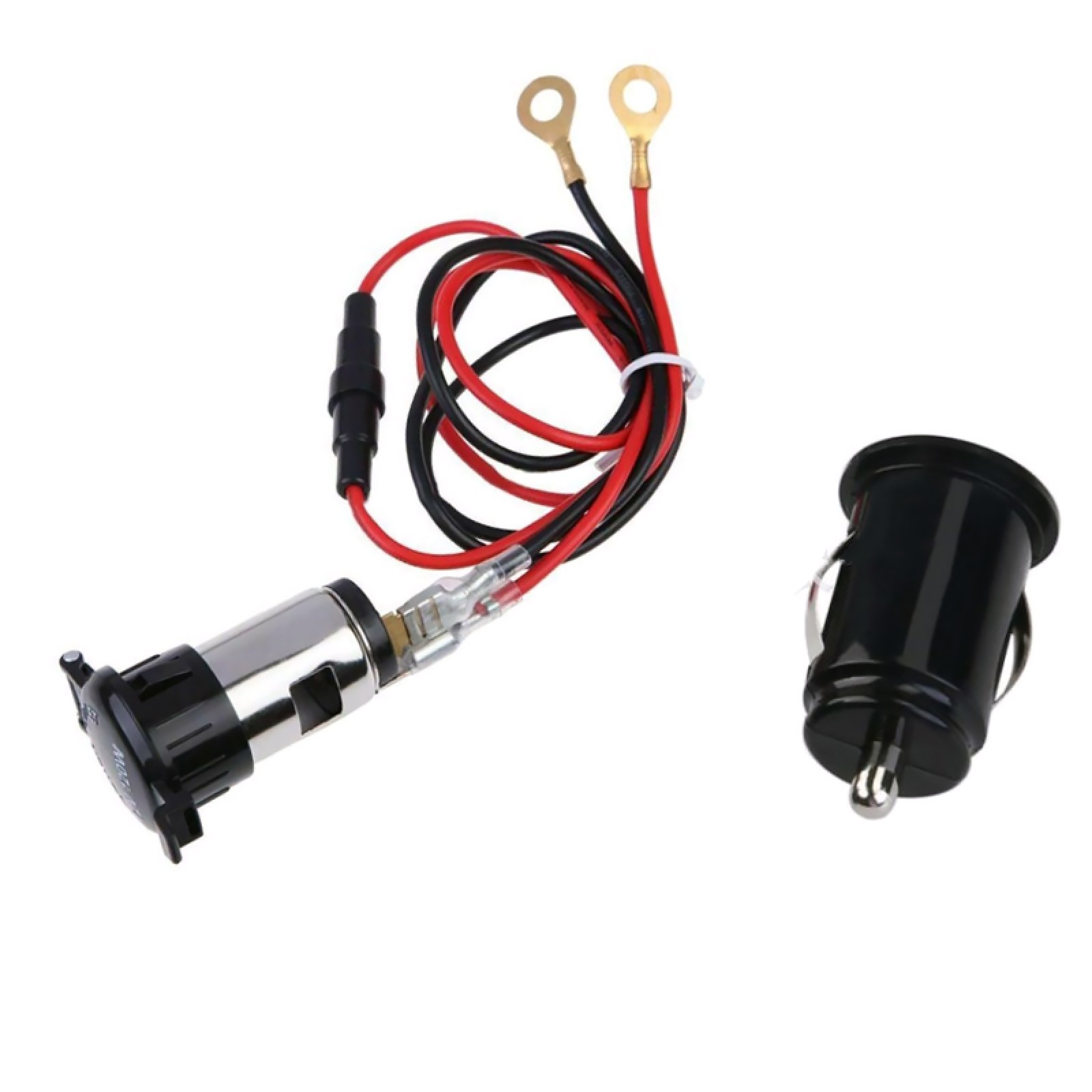 Portable Power Supply Car Cigarette Lighter Socket Outlet Plug Adapter Outlet