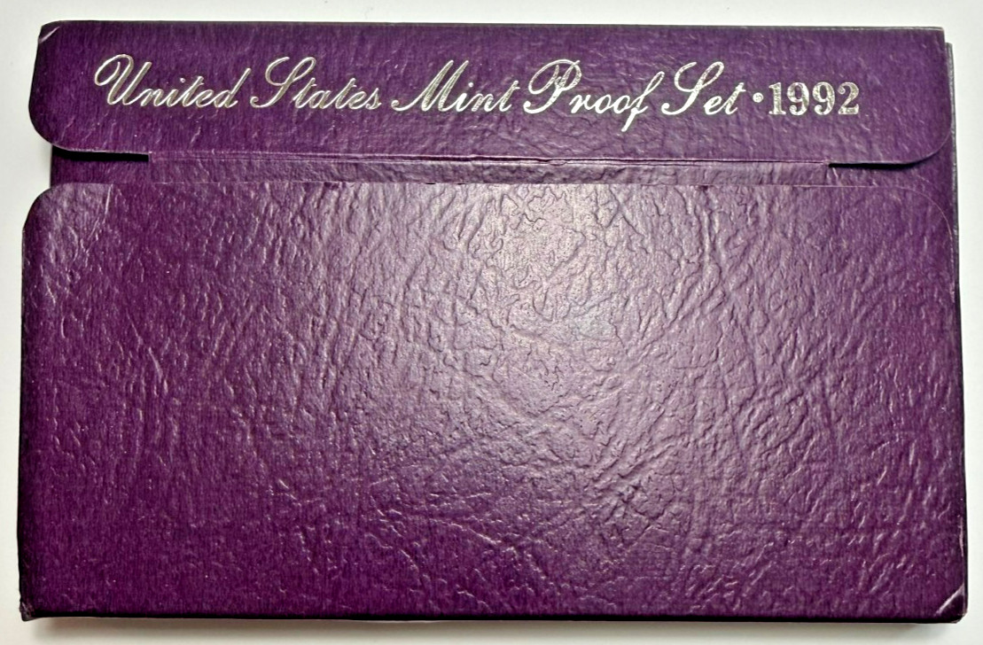 1992 Proof set. Genuine. complete and original as issued by US Mint.