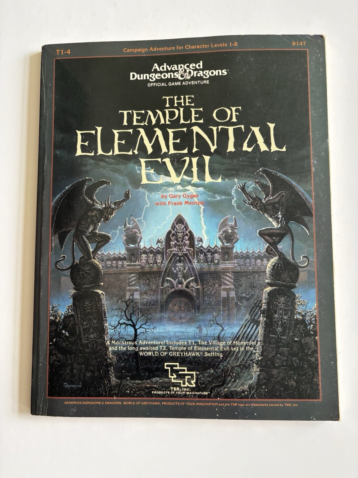 Advanced Dungeons and Dragons The Temple of Elemental Evil  TSR 1987