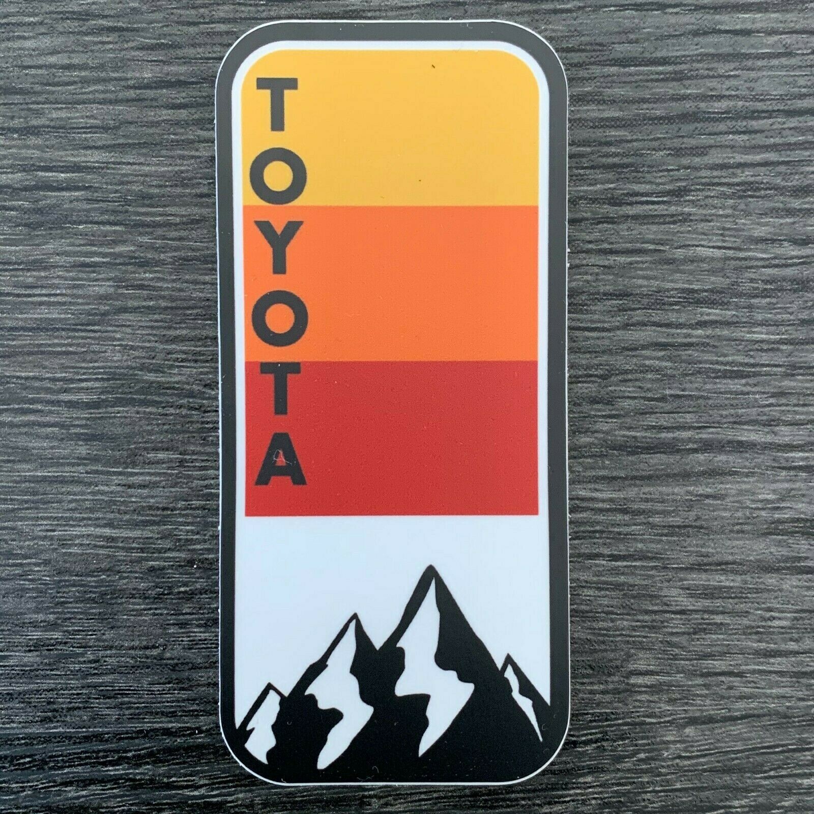 Toyota Mtn Stripes Sticker Decal 4x4 Tacoma Tundra 4Runner Land FJ Cruiser SR5