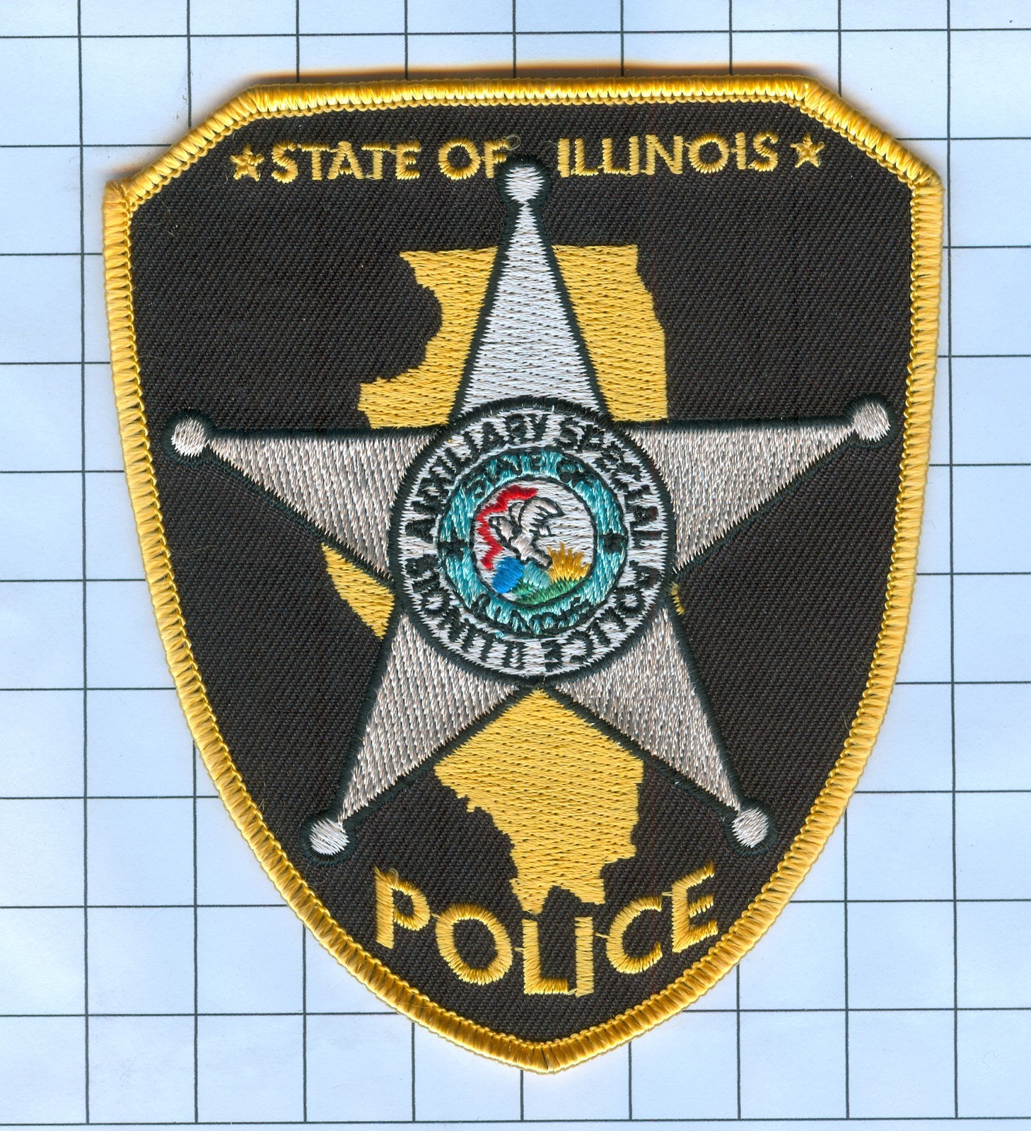 Police Patch - Illinois - ILLINOIS AUXILIARY SPECIAL POLICE