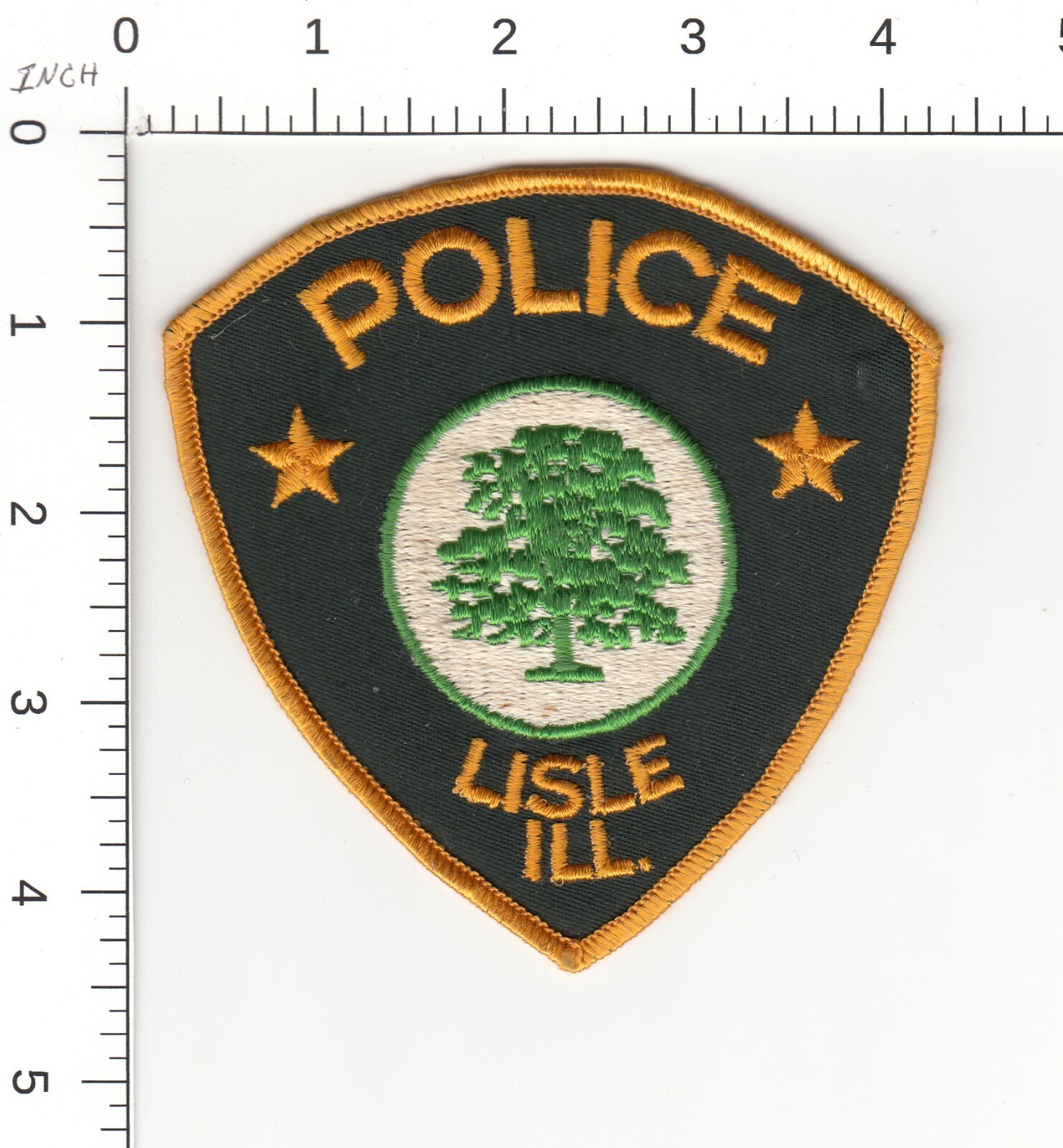 LISLE ( VINTAGE ORIGINAL ) ILLINOIS POLICE COLLECTIBLE PATCH