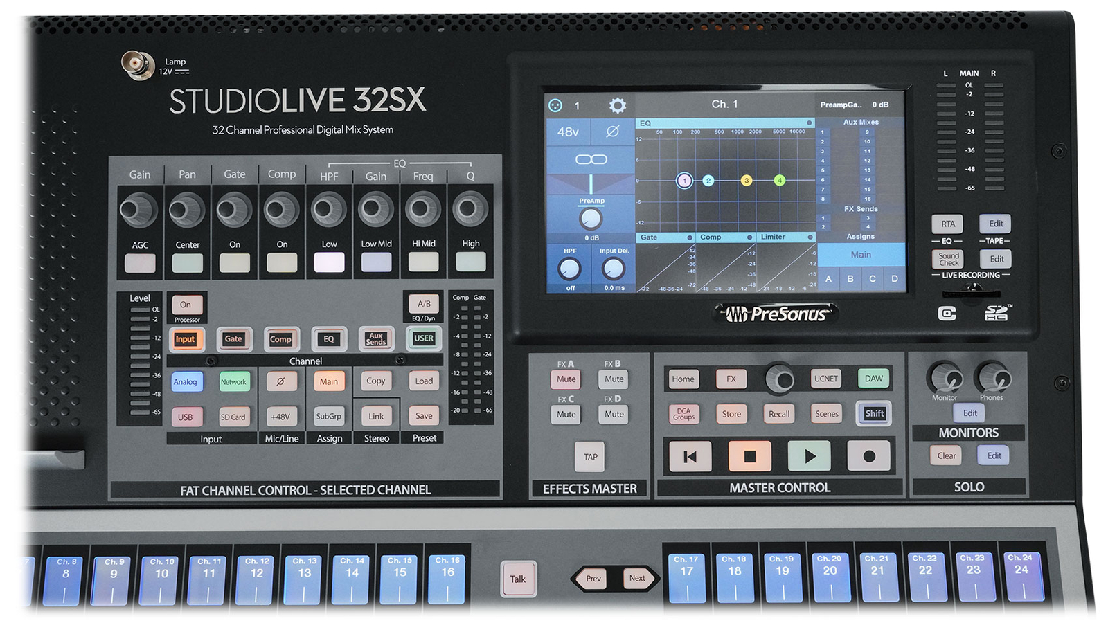 Presonus STUDIOLIVE 32SX Compact 32-Ch. 22-Bus Digital Mixer+Recording Interface