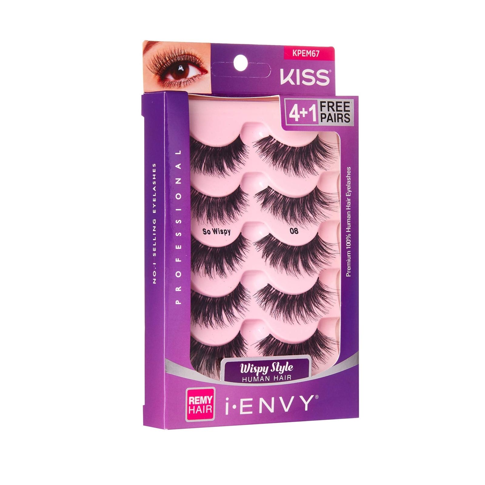 i-ENVY So Wispy Multi Pack - Made with Premium Natural Hair Dramatic Volume &...