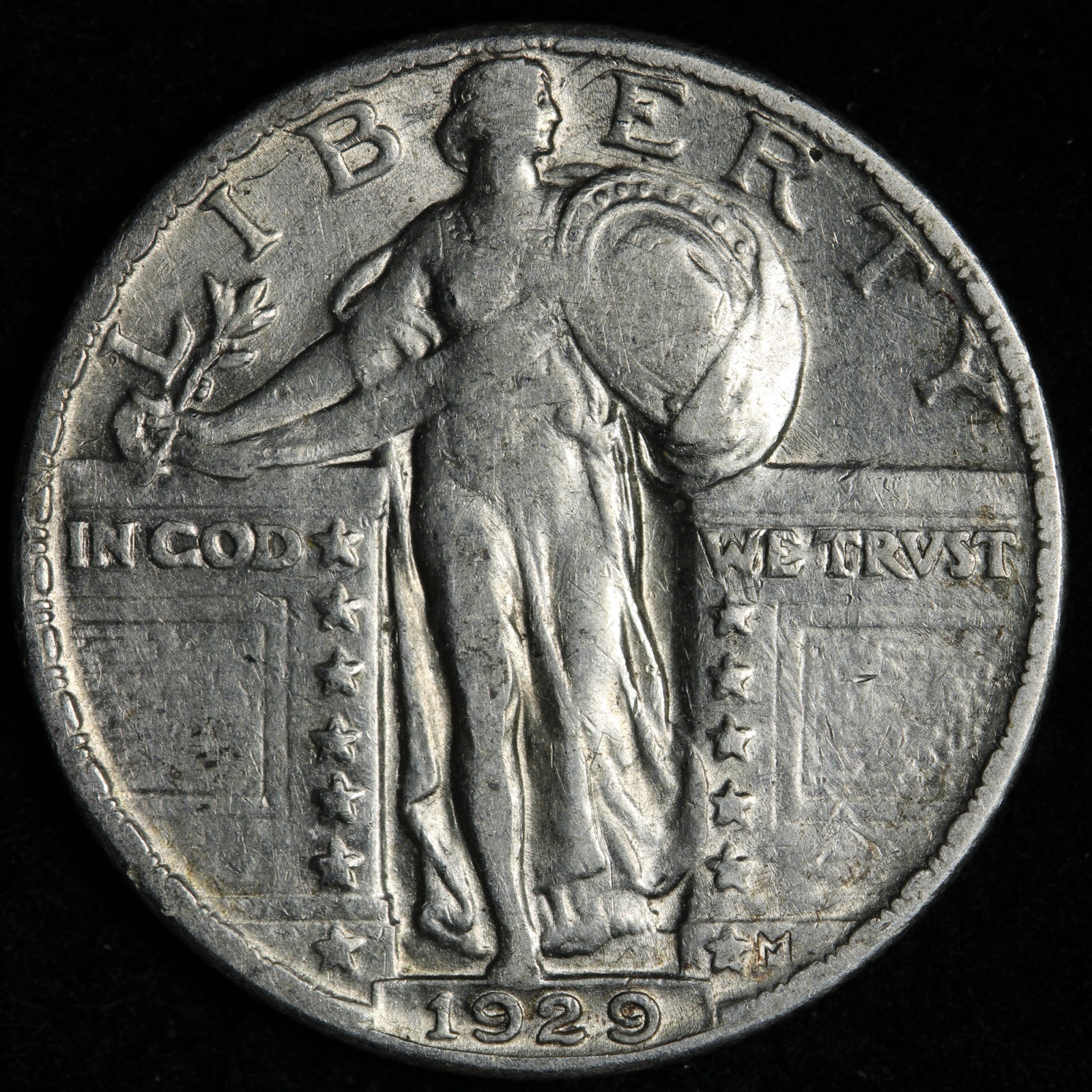 1929 Standing Liberty Silver Quarter XF+ E306 T