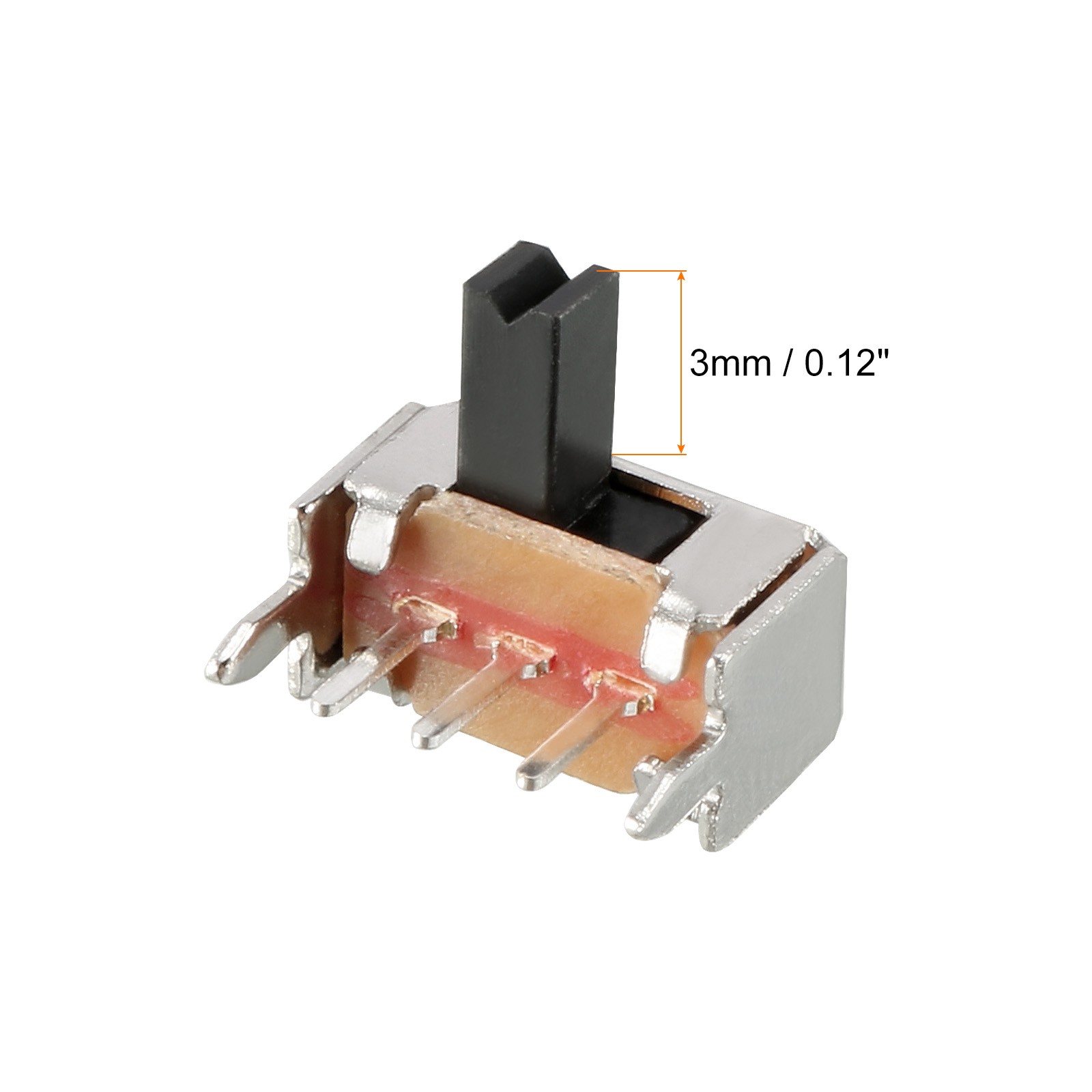 Toggle Switch Latching Slide Control 3 Pin 1P2T 3mm/20 Pcs