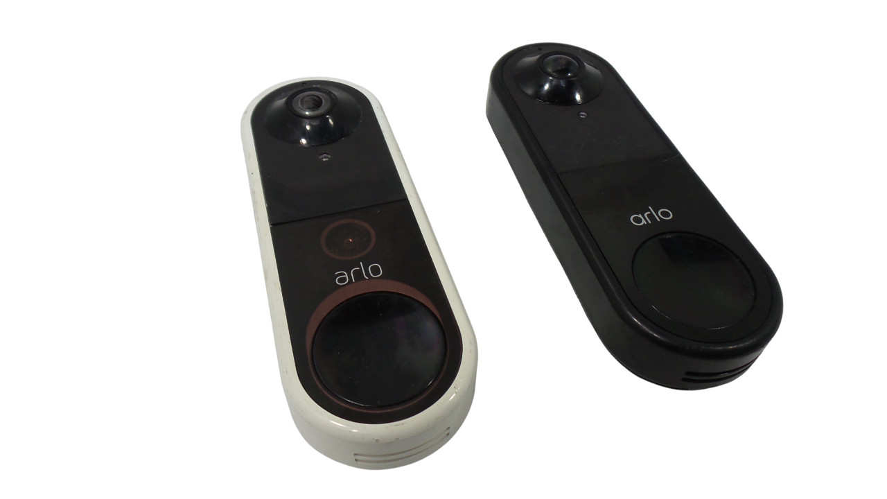 Lot of 2 Arlo AVD1001-100NAR Smart Doorbell HD Video Wired  - Free Shipping