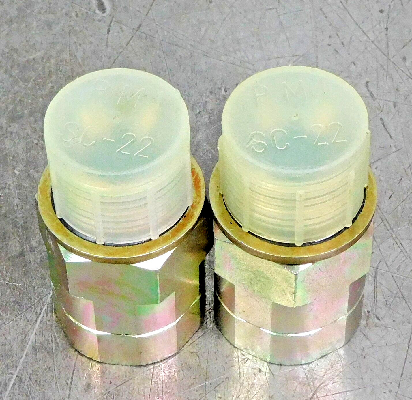 Brennan 7042-12-12-BS Male-Female Straight Adapter 3/4 in. NPT Lot of Two (2)