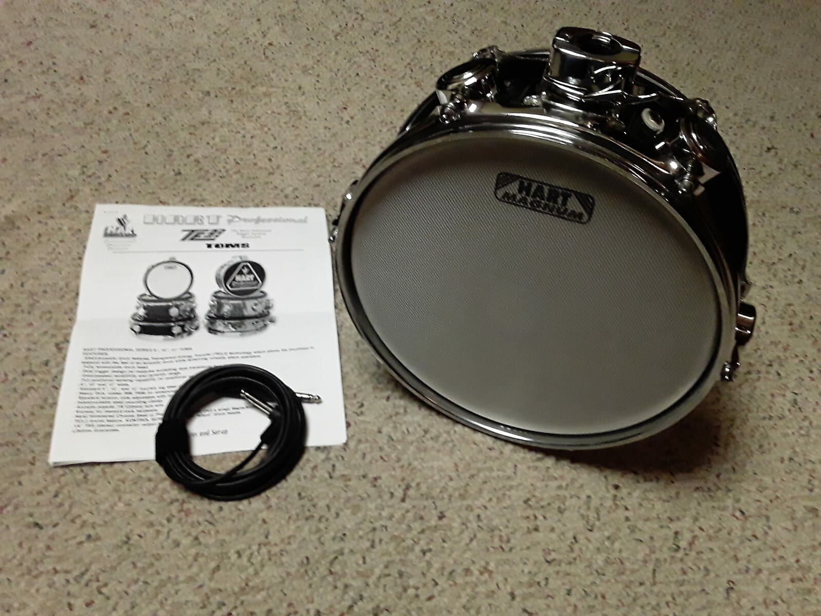 Hart Dynamics (TE 3.2) Drum Trigger Pad with Input Cable & Manual - *Never Used*