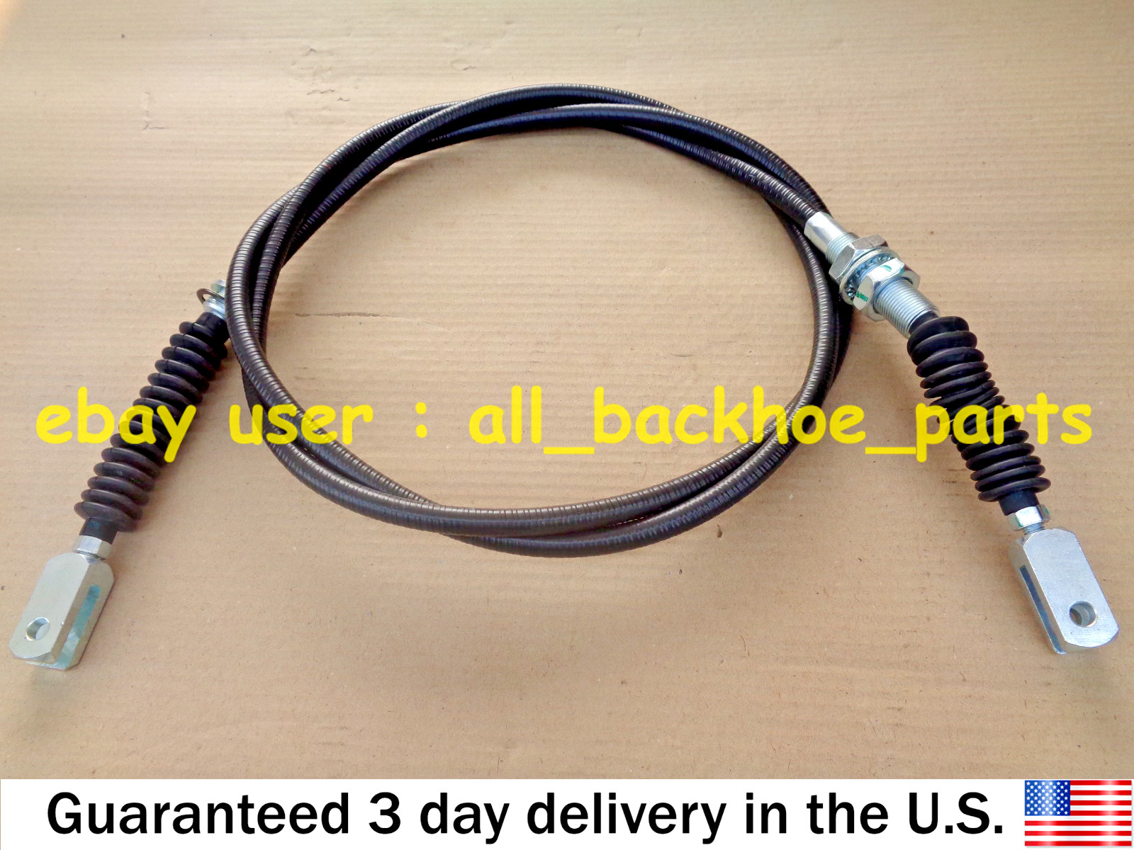 JCB BACKHOE TELEHANDLER - HAND BRAKE CABLE (PART NO. 910/60074)
