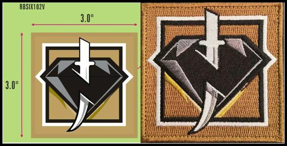 RAINBOW SIX OPERATOR KAID PATCH - RBSIX102V