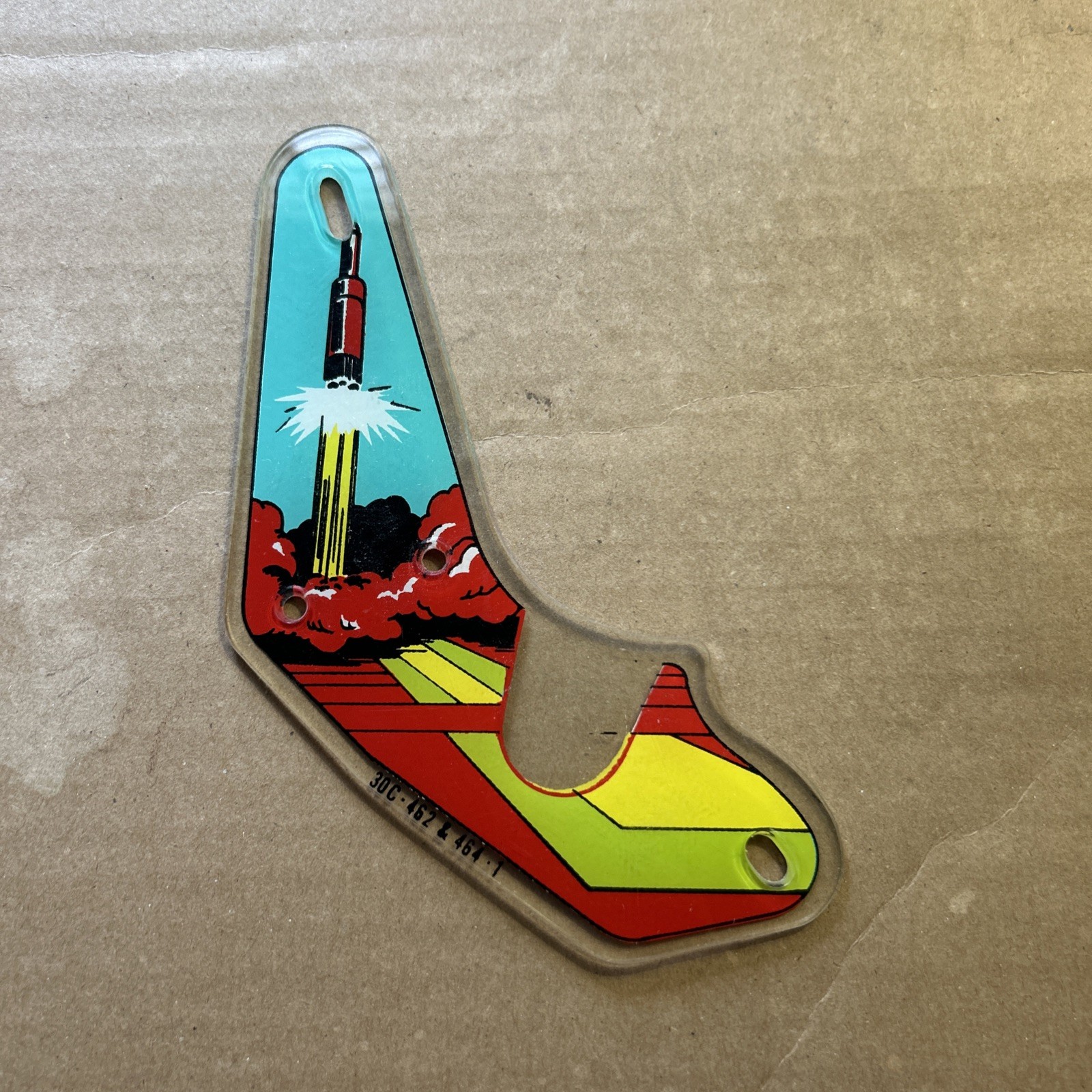 Space Mission Rocket 30 C – 462 Playfield Pinball Plastic Part Bp1-b add ship.10