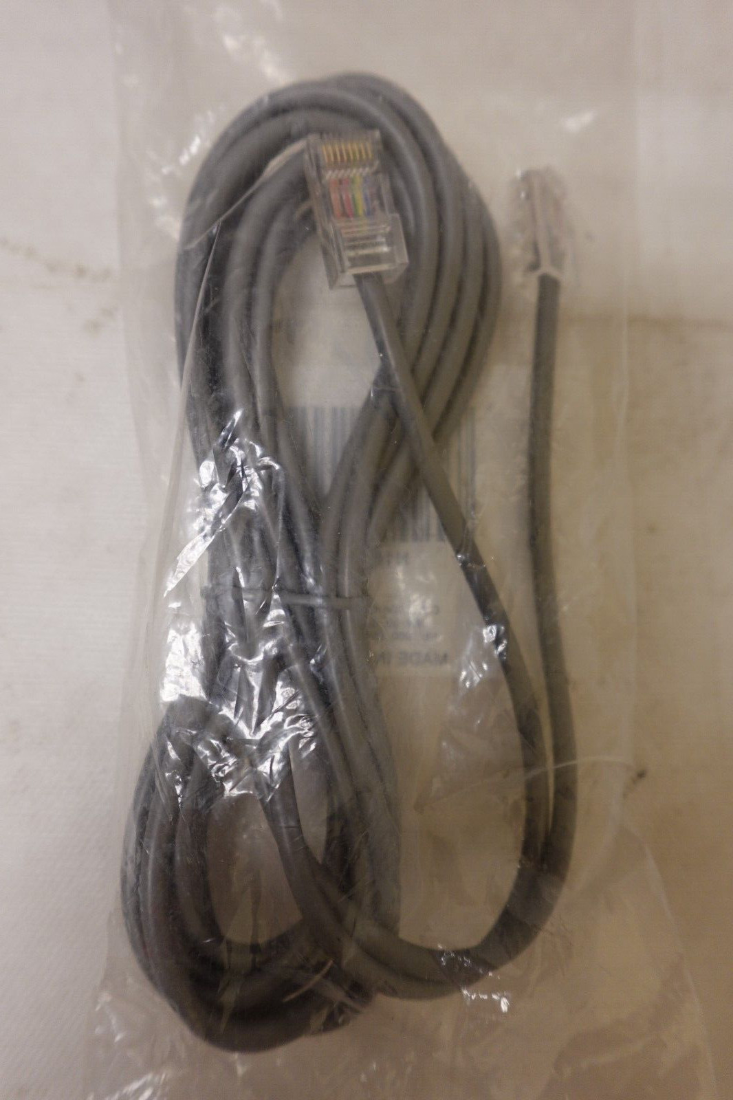 Honeywell Home Ademco N1867 ALARM PATCH CORD, PHONE, 8 POS, 10FT NEW
