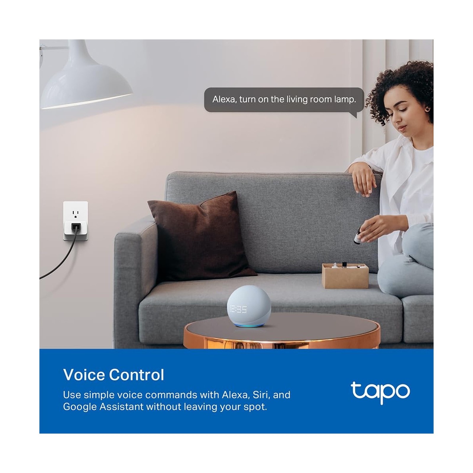 TP-Link Tapo Smart Plug Mini, Matter Compatible, Compatible with Al... Fast Ship