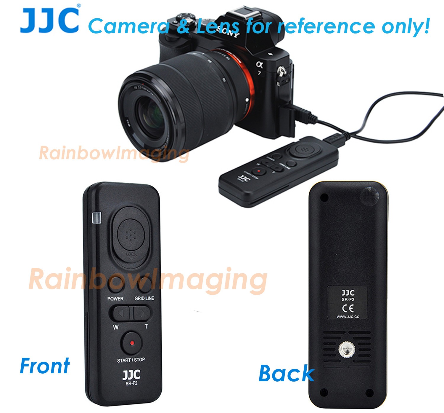 JJC Remote Commander Control as Sony ZV-1 RX0M2 WX700 WX500 HX300 a6600 HX350